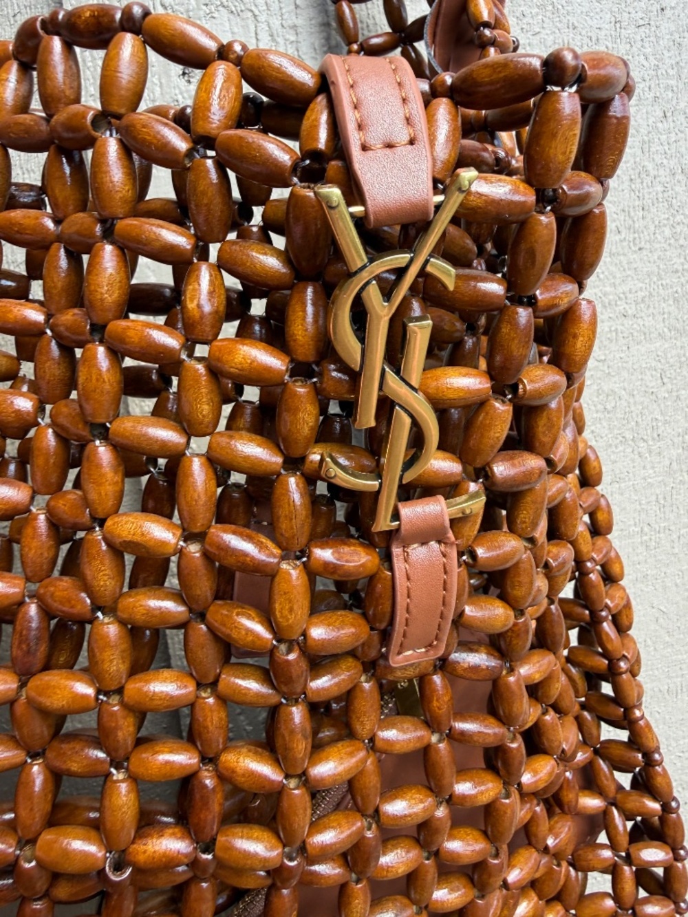 YSL Wooden Bead tote bag LE (read description) - Picture 11 of 11